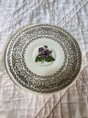 1 Vintage Cunningham & Pickett “Spring Violet” Saucer